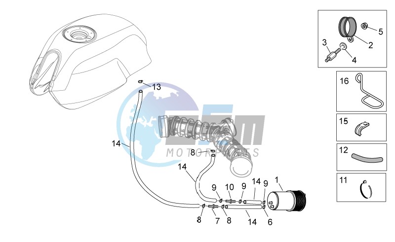 Fuel vapour recover system