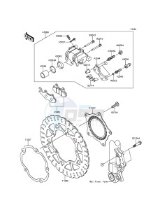 NINJA_250SL_ABS BX250BFS XX (EU ME A(FRICA) drawing Front Brake