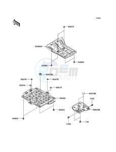 KVF650_4X4 KVF650DBF EU GB drawing Optional Parts(Guard)