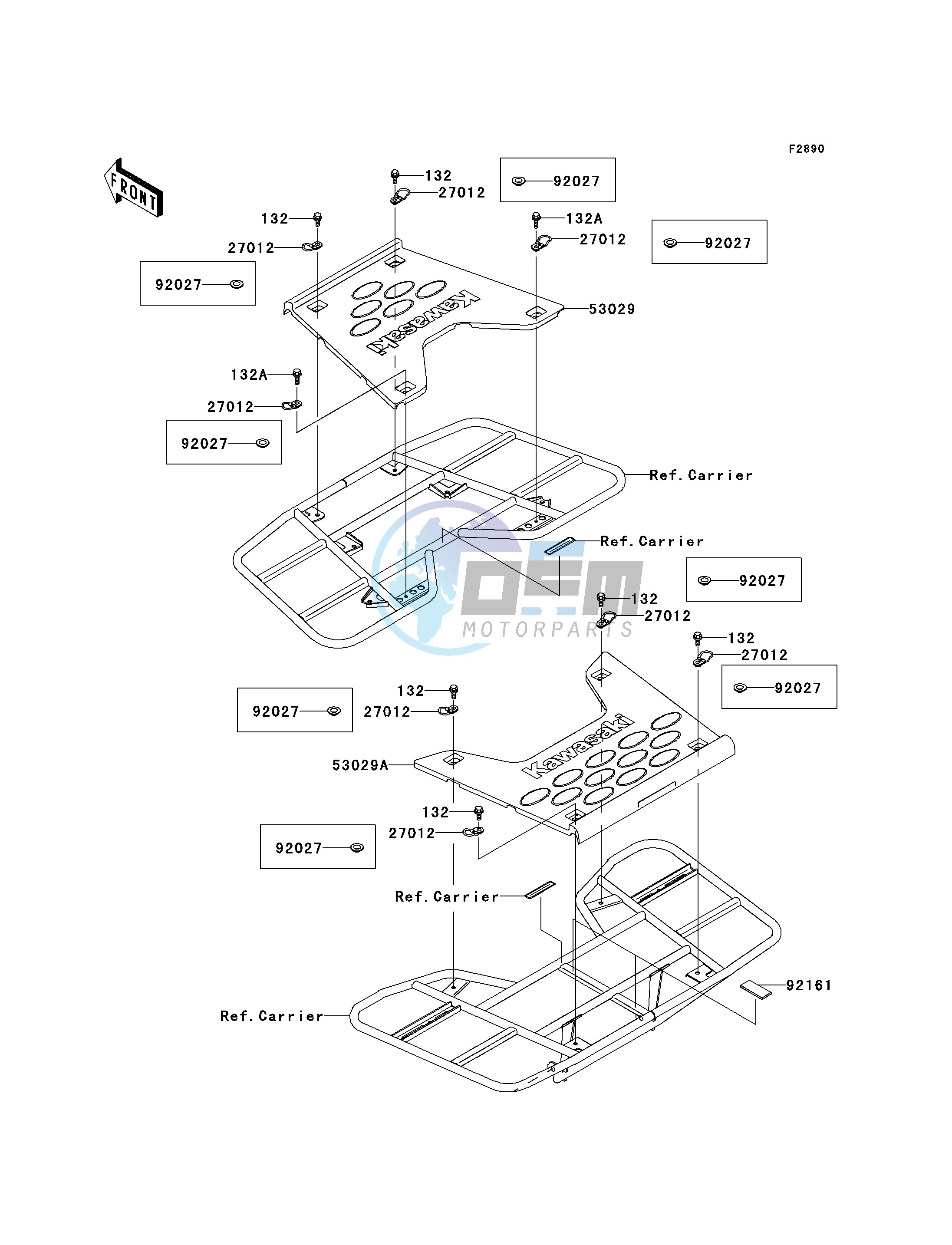 OPTIONAL PARTS-- CARRIER- -