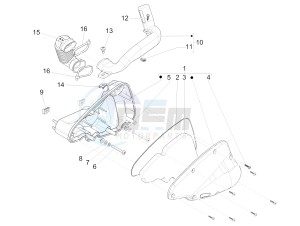 Liberty 125 4T PTT E3 (E) (EMEA) drawing Air filter