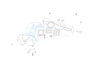 V7 II Racer ABS 750 drawing Dashboard