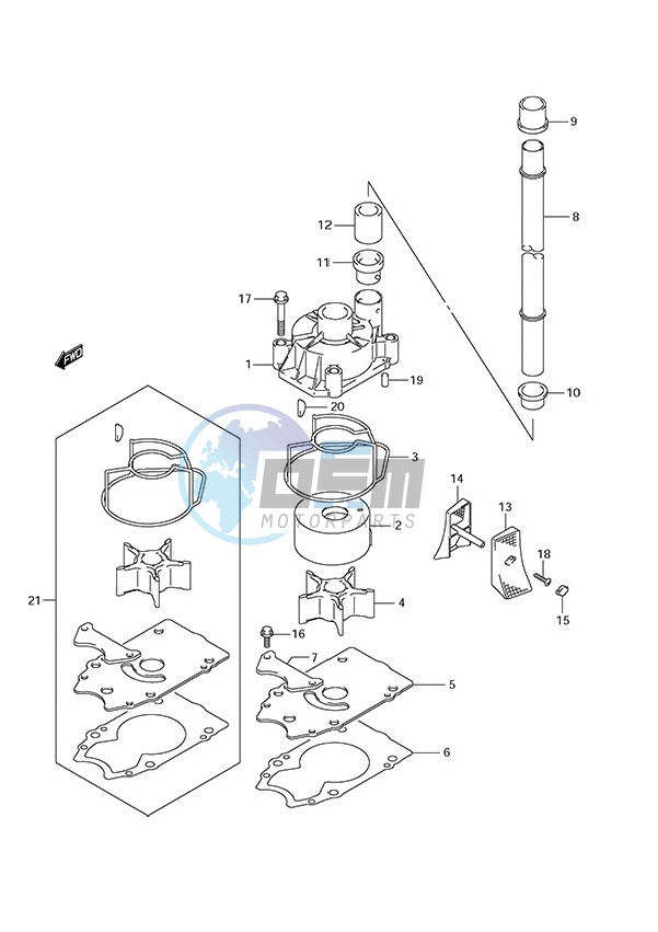 Water Pump (DF 250S)