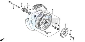 SFX50S drawing FRONT WHEEL (1)