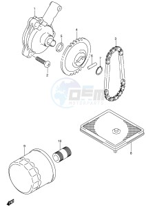 LT-A700X (E17) drawing OIL PUMP