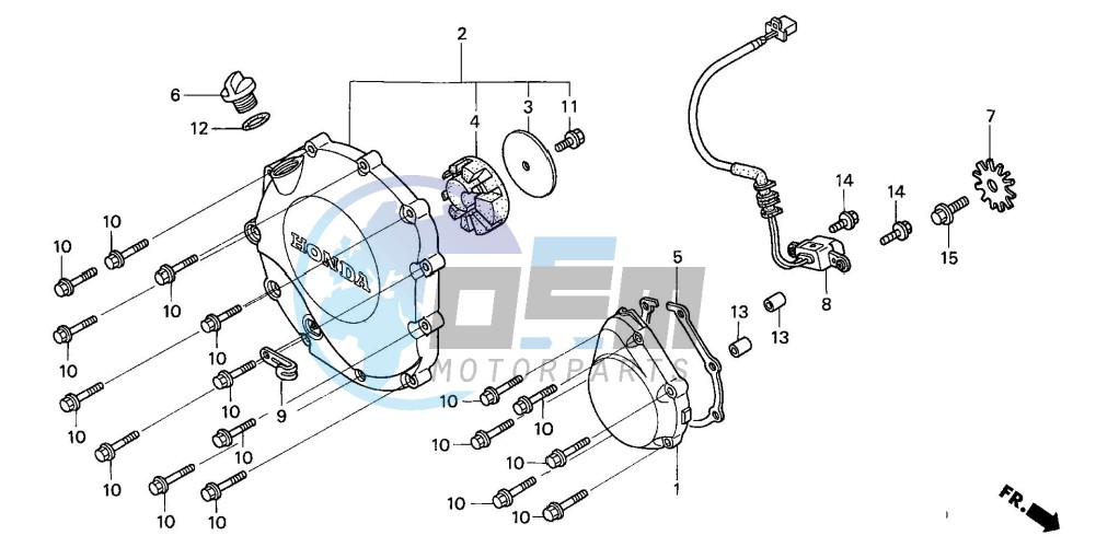 RIGHT CRANKCASE COVER