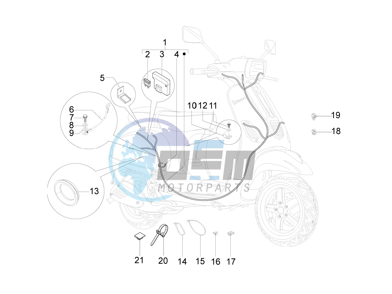 Main cable harness