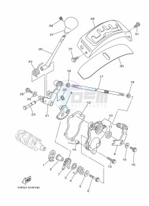 YFM700FWBD KODIAK 700 EPS (BGFW) drawing SHIFT SHAFT