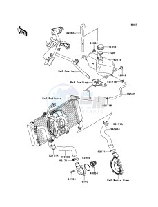 VERSYS_ABS KLE650DBF GB XX (EU ME A(FRICA) drawing Water Pipe