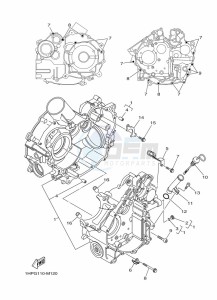 YFM700FWAD YFM70GPLK (B4F3) drawing CRANKCASE