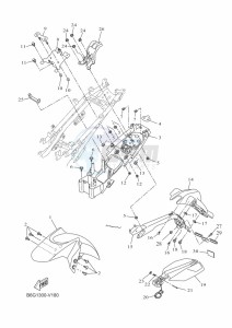 MT-125 MTN125-A (B6G3) drawing FENDER