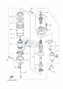 F350AETU drawing STARTER-MOTOR