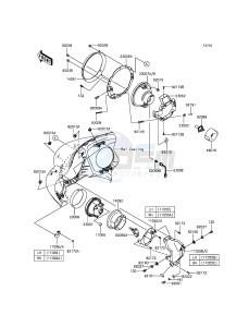 VULCAN_1700_VOYAGER_ABS VN1700BDF GB XX (EU ME A(FRICA) drawing Headlight(s)