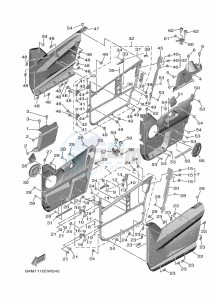 YXE1000EWS YX10EPSM (B4M2) drawing SIDE COVER