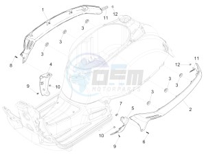 GTS 250 (EMEA, APAC) (AU, Eu, IL, J, Ri) drawing Side cover - Spoiler