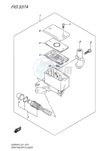 DL650X ABS V-STROM EU drawing FRONT MASTER CYLINDER