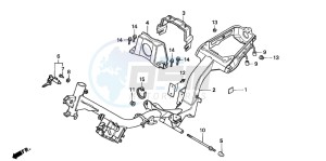 PK50SM drawing FRAME BODY