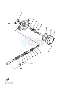 PW50 (2SAU) drawing DRIVE SHAFT