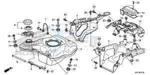 TRX420FA5F TRX420F Europe Direct - (ED) drawing FUEL TANK