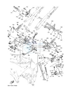 MTN-1000D MT-10 SP MT-10 SP (BW84) drawing STAND & FOOTREST