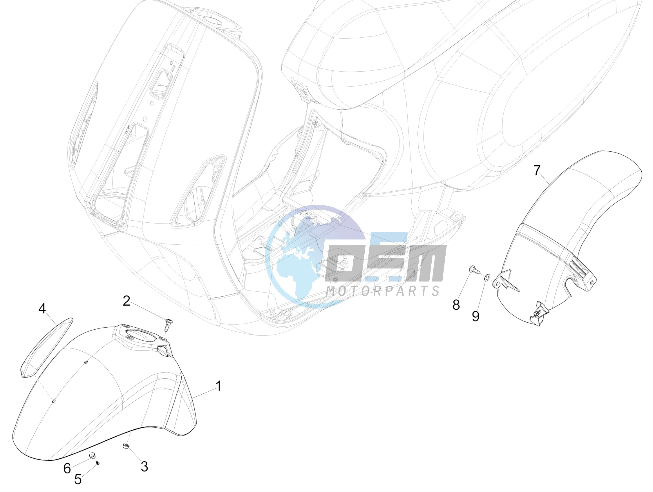 Wheel housing - Mudguard