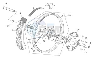 RXV-SXV 450-550 Vdb-Merriman drawing Front wheel I