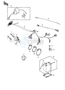 KE 175 D [KE175] (D2-D3) [KE175] drawing CHASSIS ELECTRICAL EQUIPMENT -- 80-81 KE175-D2_D3- -