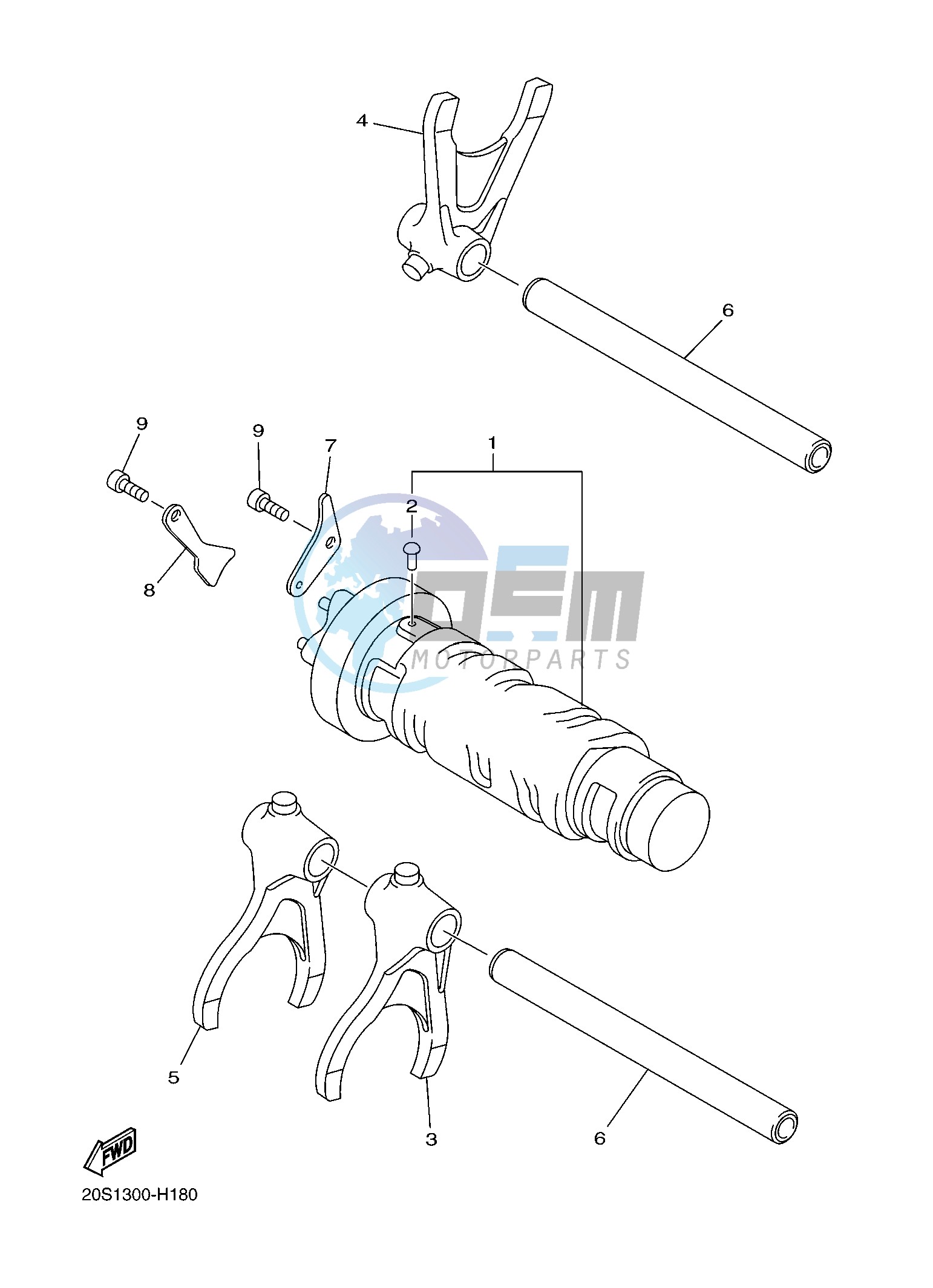 SHIFT CAM & FORK