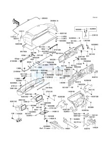 KAF 620 G [MULE 3000] (G6F-G8F) G8F drawing FRAME FITTINGS