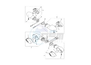 FZ6 FAZER 600 drawing FLASHER LIGHT