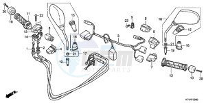 SH300AC drawing SWITCH/CABLE/MIRROR