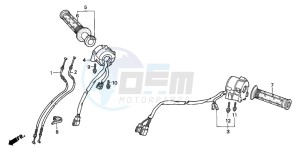 VFR800A drawing SWITCH/CABLE