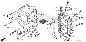 TRX500FPAD TRX500FPA ED drawing OIL TANK