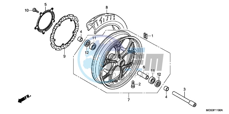 FRONT WHEEL