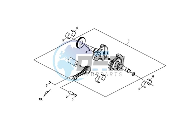 CRANKSHAFT  / PISTON / PISTON SPRING