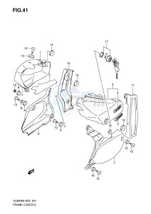 VL800 (E2) VOLUSIA drawing FRAME COVER (MODEL K6)