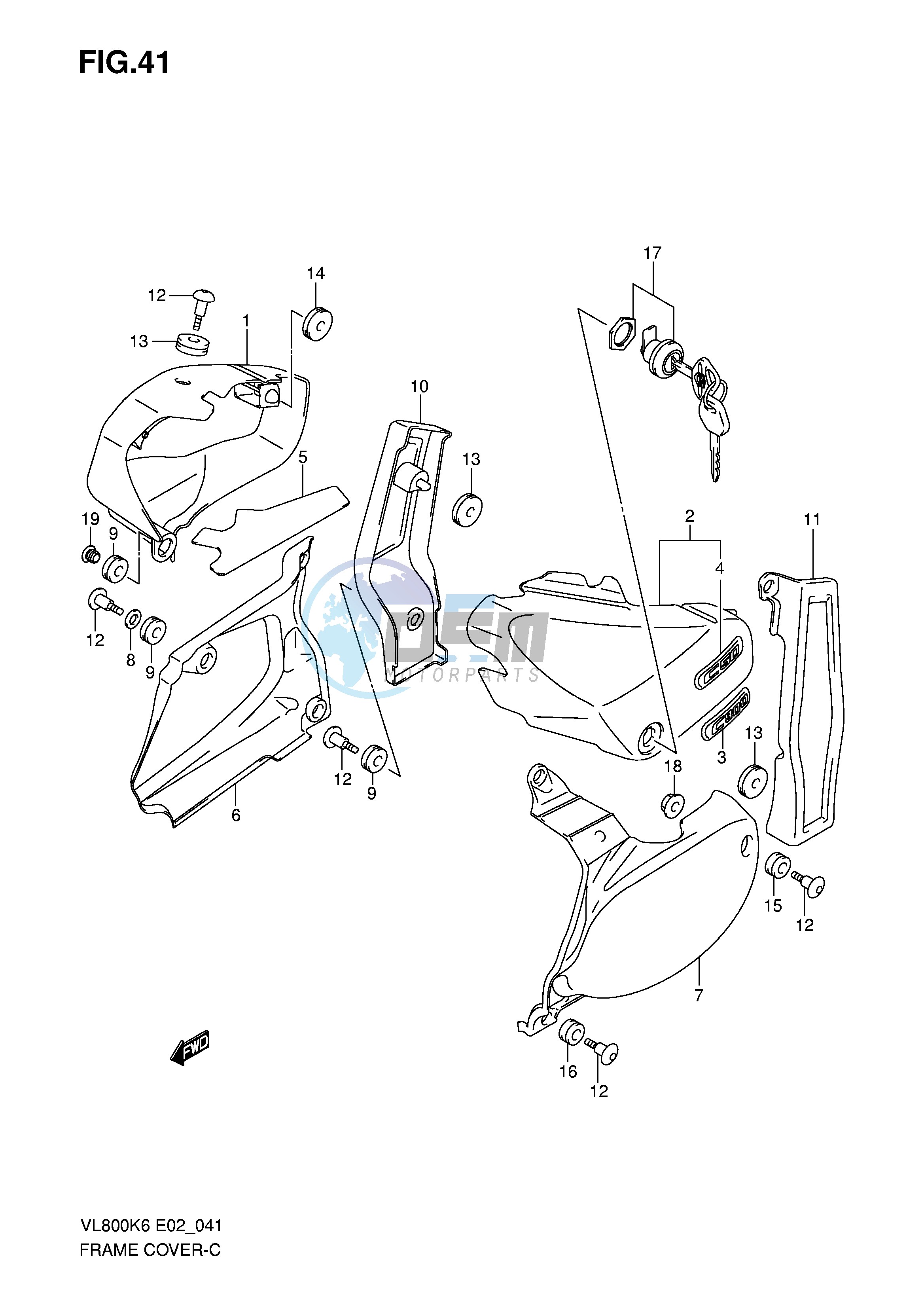 FRAME COVER (MODEL K6)