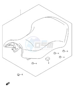 LT-A750XZ drawing SEAT (LT-A750XZL3 P17)