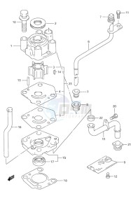 DF 9.9 drawing Water Pump