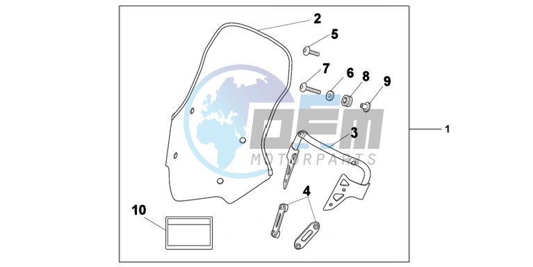 KIT WINDSCREEN