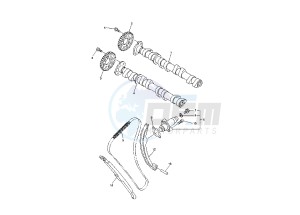 FZ6-SA FAZER 600 (ABS) drawing CAMSHAFT- CHAIN