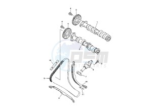 TDM 900 drawing CAMSHAFT- CHAIN