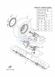 YXZ1000ETS YXZ10YESKL (B5H6) drawing FRONT WHEEL 2