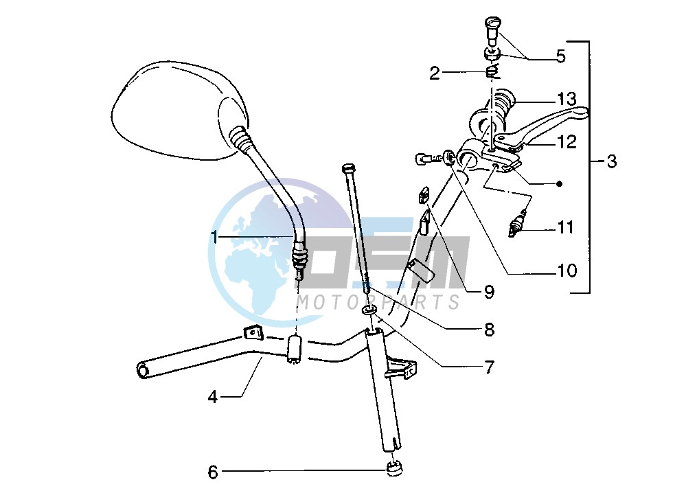 Rear brake control