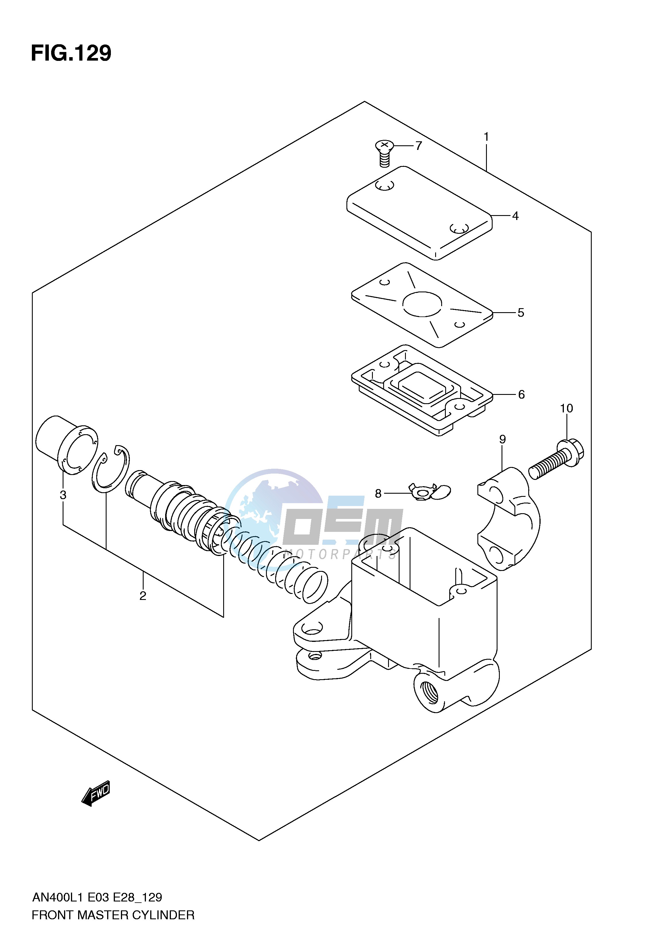 FRONT MASTER CYLINDER (AN400ZAL1 E33)