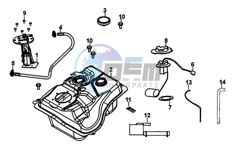 FUEL TANK - FUEL REGULATOR