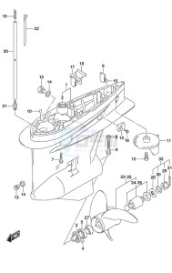 DF 150 drawing Gear Case (C/R)