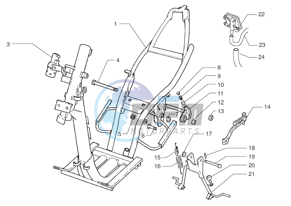 Chassis-Central stand