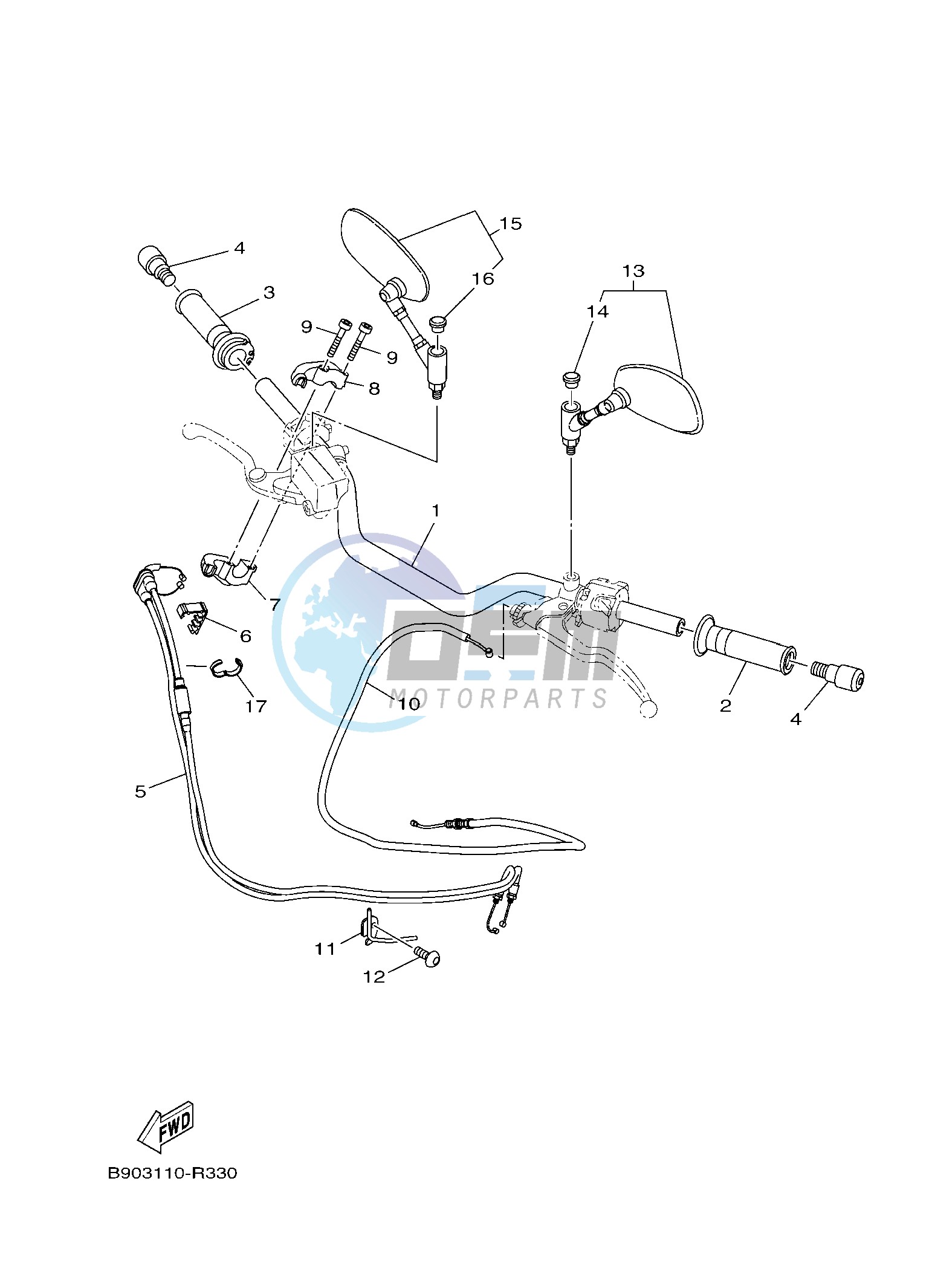 STEERING HANDLE & CABLE