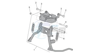 Mojito custom 50 2t (eng. piaggio) drawing Central stand